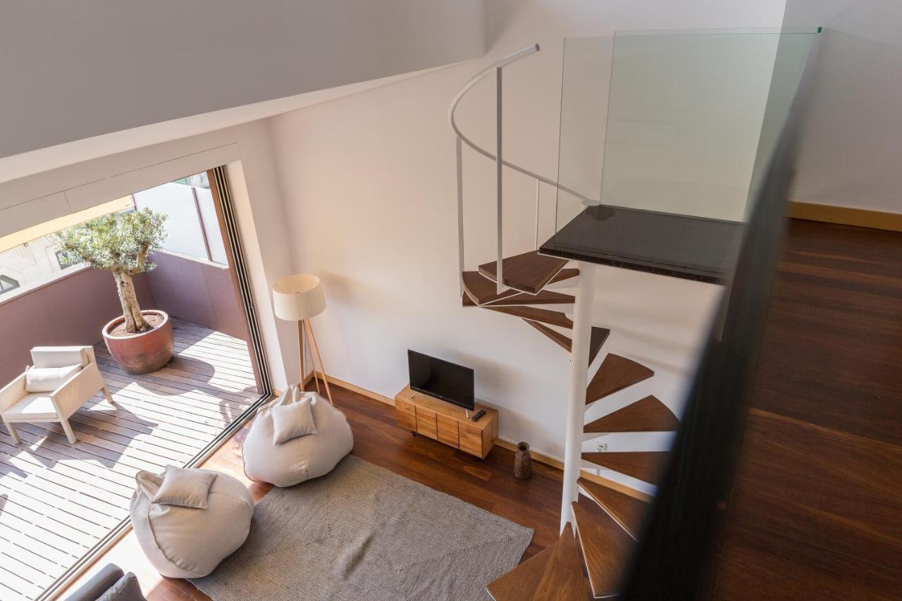 Sunny Loft In Downtown Porto With Private Parking Apartment Luaran gambar